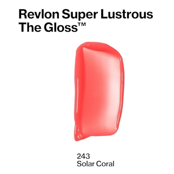 017 Revlon Super Lustrous The Gloss Solar Coral - Picture 3 of 6